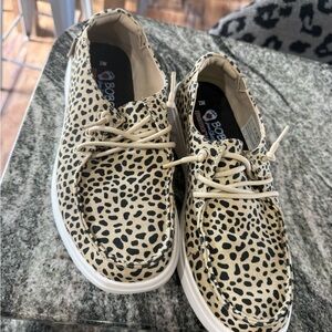 BOBS from Skechers Leopard Print Flats